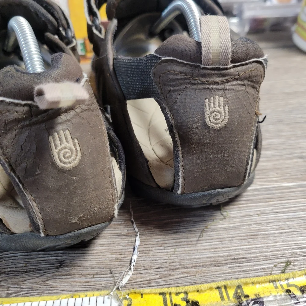 Teva Deacon Fisherman Sandal Men's  Brown Hook & Loop Mesh Water Resistant Sz 12